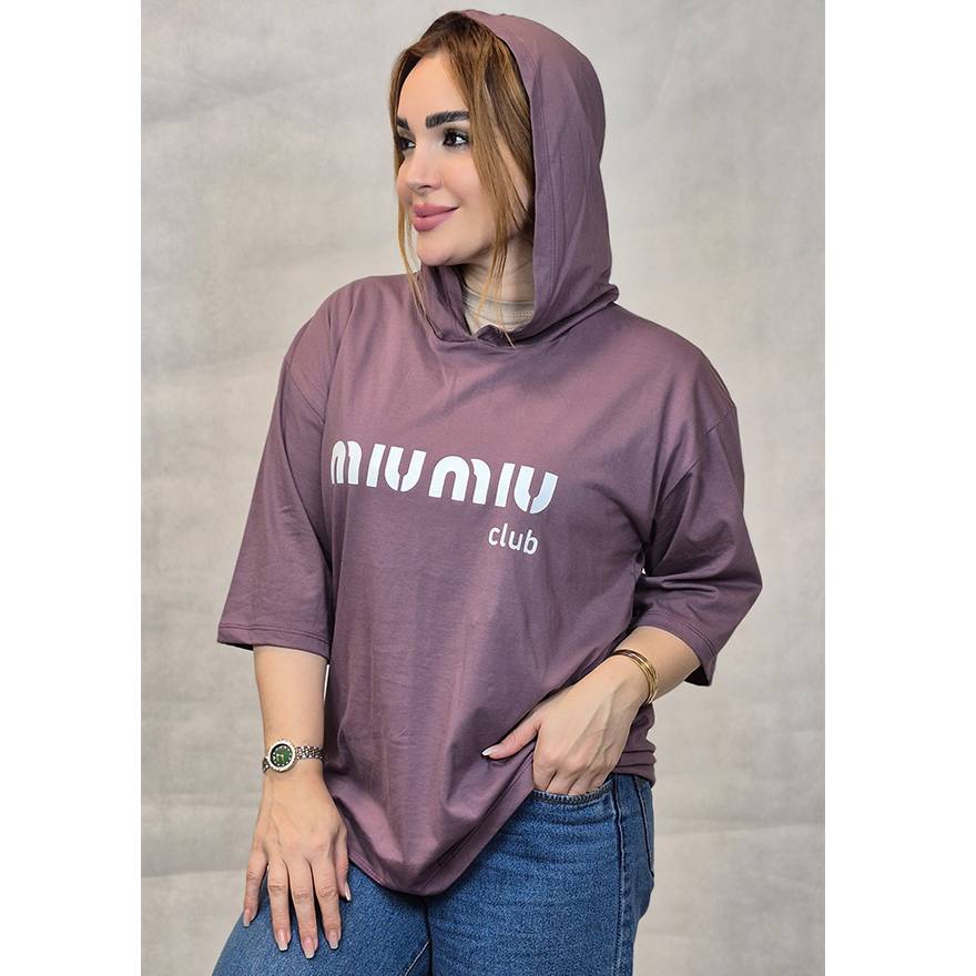 هودی آستین کوتاه میو میو