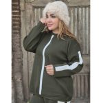 ست بافت نوار سفید - مانتو پاتریس رشت