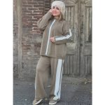 ست بافت نوار سفید - مانتو پاتریس رشت