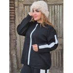 ست بافت نوار سفید - مانتو پاتریس رشت