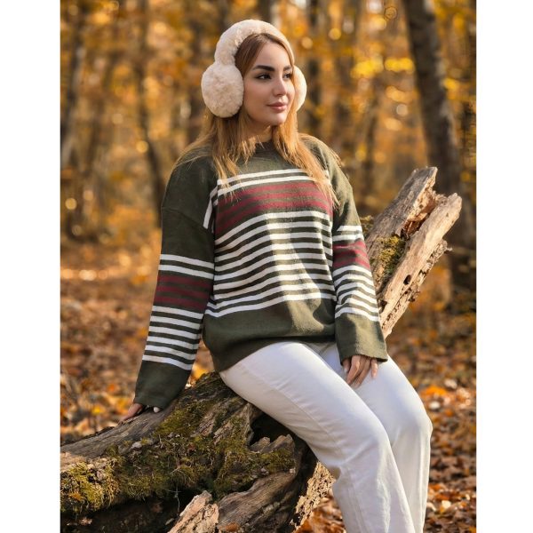 بلوز بافت راه راه-رشت مانتو پاتریس