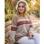 بلوز بافت راه راه-رشت مانتو پاتریس