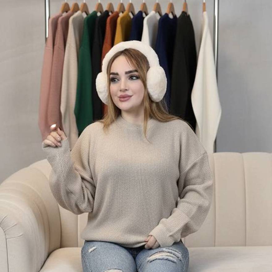 بلوز بافت لش فندوقی - مانتو پاتریس رشت