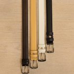 کمربند چرم رنگی - مانتو پاتریس رشت