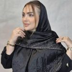 روسری مشکی کوپرا نگینی - مانتو پاتریس رشت