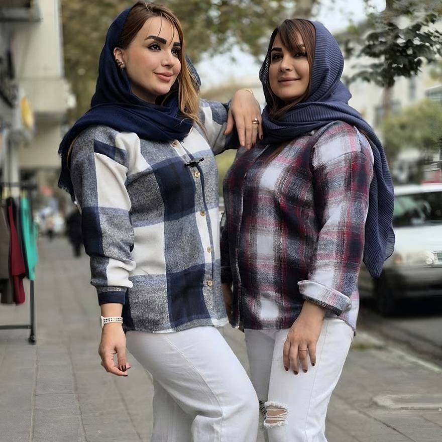 شکت فوتر چهارخونه - مانتو پاتریس رشت