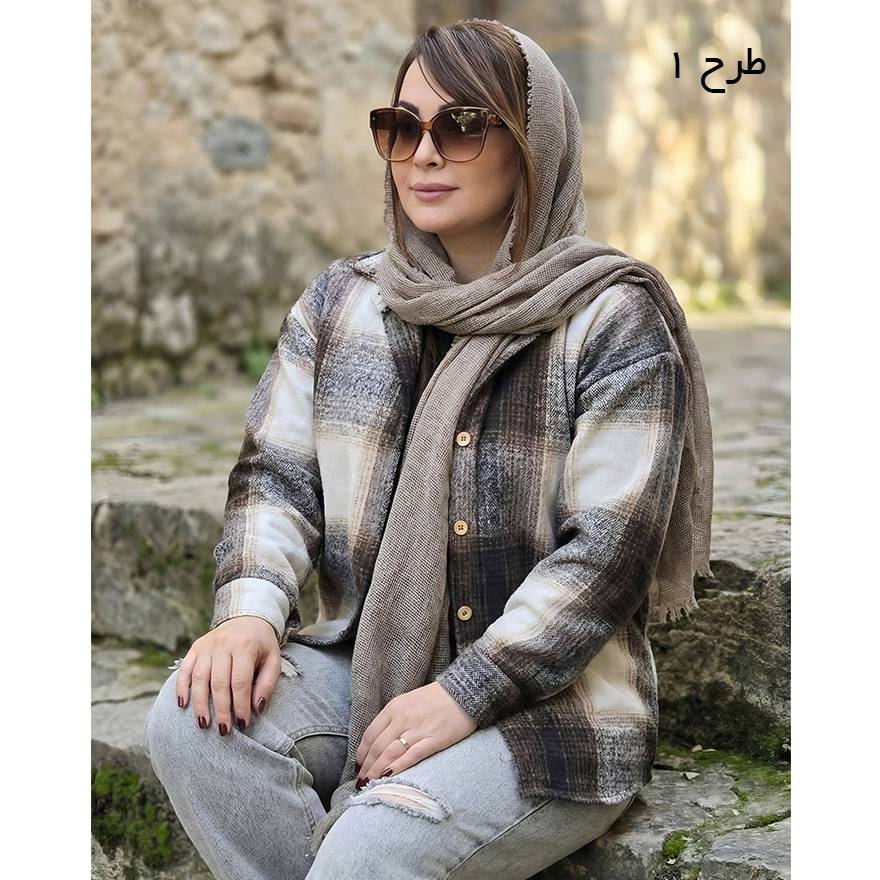 شکت فوتر چهارخونه - مانتو پاتریس رشت