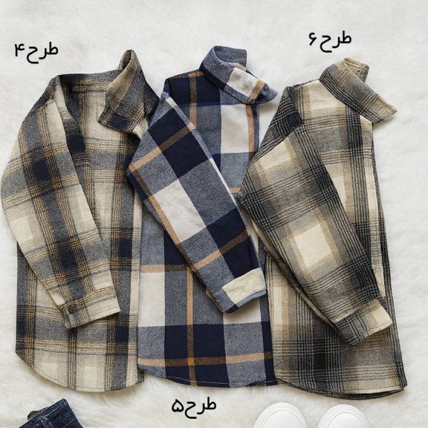 شکت چهارخونه پشمی - مانتو پاتریس رشت