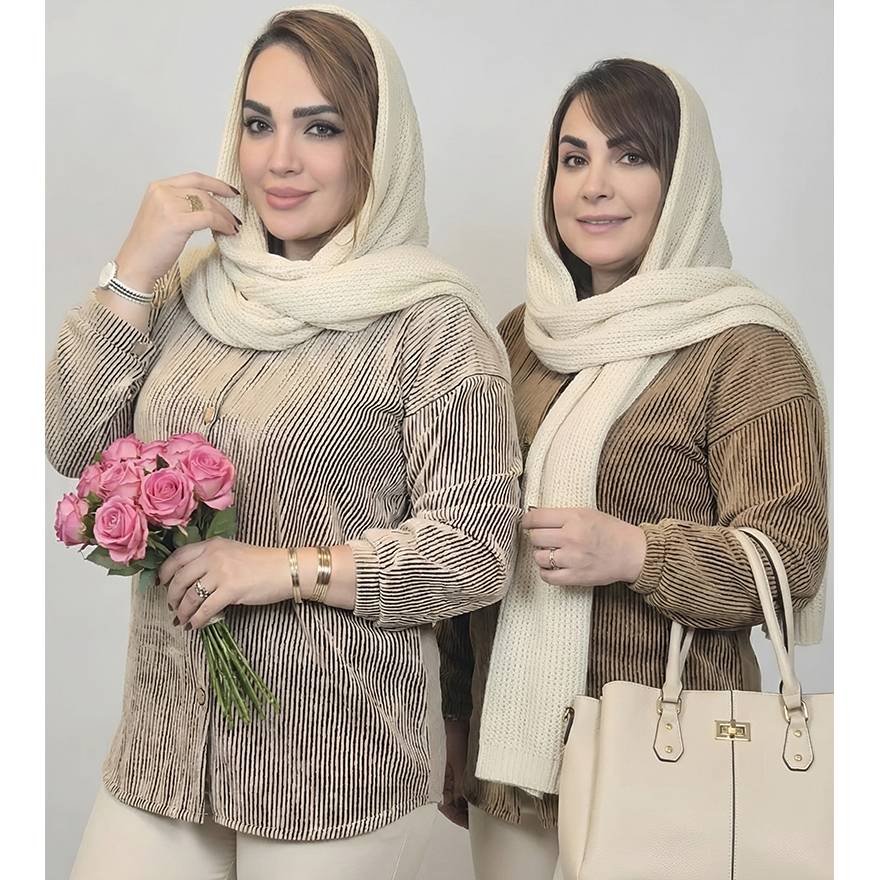 مانتو ریلی جلو دکمه