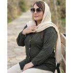 مانتو ریلی جلو دکمه - مانتو پاتریس رشت