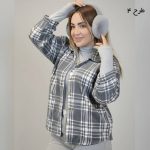 شکت چهارخونه کوتاه - مانتو پاتریس رشت