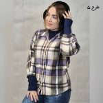 شکت چهارخونه کوتاه - مانتو پاتریس رشت