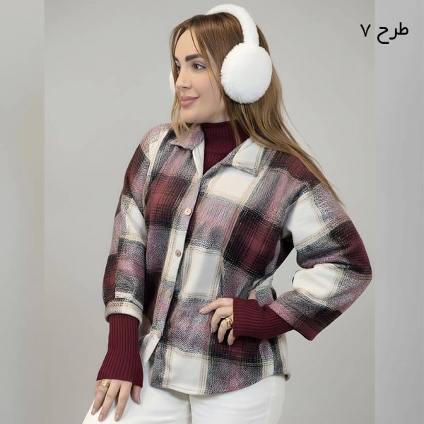 شکت چهارخونه کوتاه - مانتو پاتریس رشت