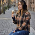 شکت چهارخونه کوتاه - مانتو پاتریس رشت