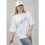 تیشرت باکسی چاپ نوشته - مانتو پاتریس رشت