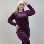 ست بلوز شلوار مخمل ساده - مانتو پاتریس رشت