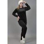 ست بلوز شلوار مخمل ساده