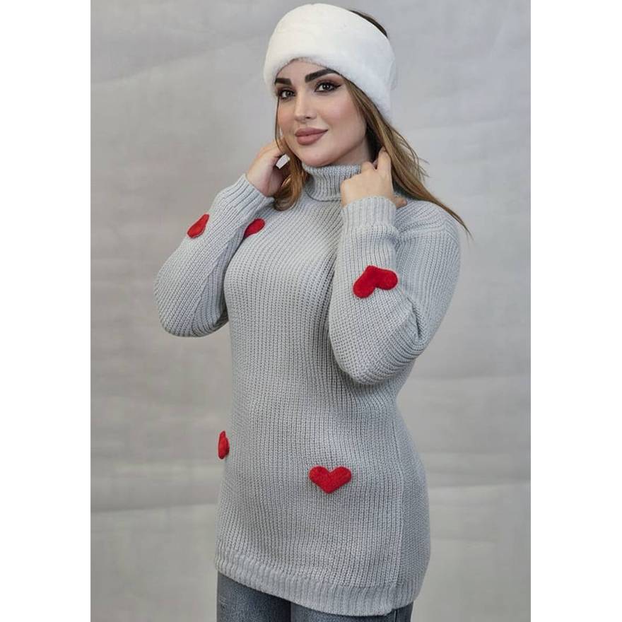 تونیک یقه اسکی بافت قلبی