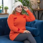 تونیک یقه اسکی بافت قلبی