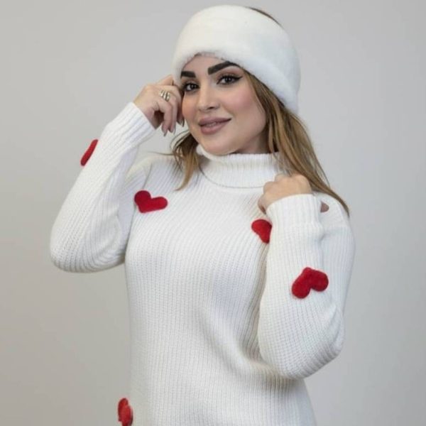 تونیک یقه اسکی بافت قلبی