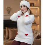 تونیک یقه اسکی بافت قلبی