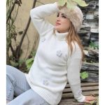 تونیک بافت یقه شل گلدار - مانتو پاتریس رشت