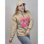 بلوز دورس نیم زیپ چاپی- مانتو پاتریس رشت