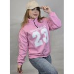 بلوز دورس نیم زیپ چاپی- مانتو پاتریس رشت