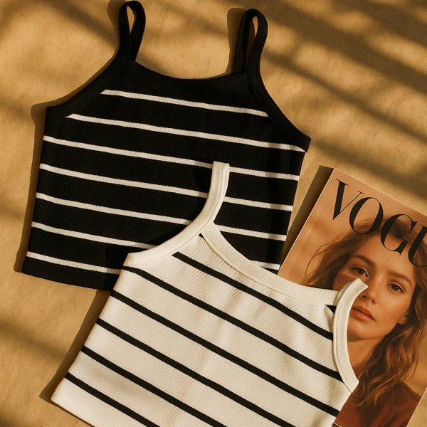 تاپ راه راه نوار پهن فانریپ - مانتو پاتریس رشت