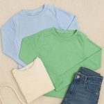 بلوز آستین بلند کراپ یقه گرد فانریپ - مانتو پاتریس رشت