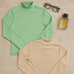 بلوز یقه اسکی فانریپ رنگی