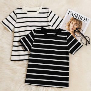 تیشرت راه راه فانریپ - مانتو پاتریس رشت