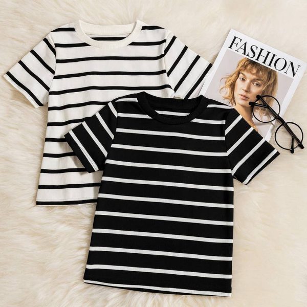 تیشرت راه راه فانریپ - مانتو پاتریس رشت