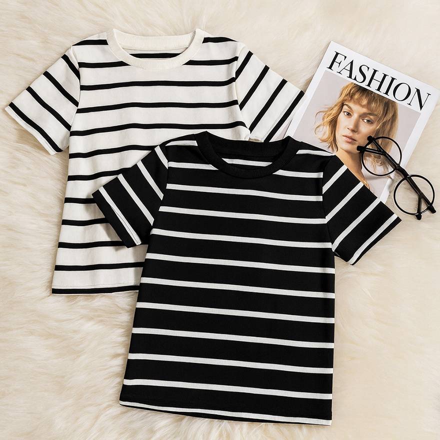 تیشرت راه راه فانریپ - مانتو پاتریس رشت