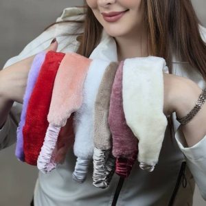 هدبند خز رنگی- مانتو پاتریس رشت