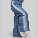 شلوار شافل جین آبی - مانتو پاتریس رشت