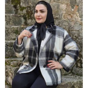 پالتو فوتر چهارخونه فیلتو - مانتو پاتریس رشت