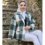 پالتو فوتر چهارخونه فیلتو - مانتو پاتریس رشت