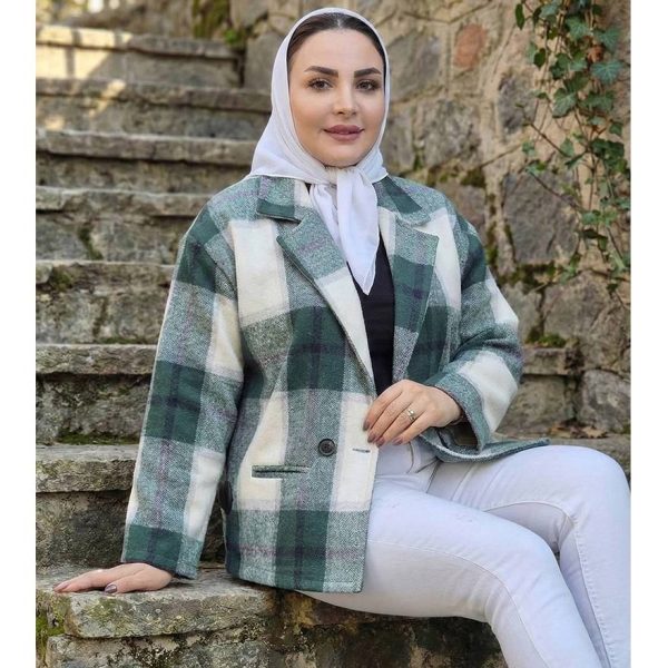 پالتو فوتر چهارخونه فیلتو - مانتو پاتریس رشت