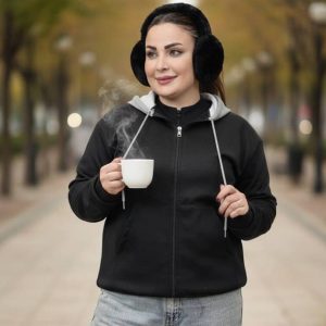 سویشرت دورس کلاه ملانژ