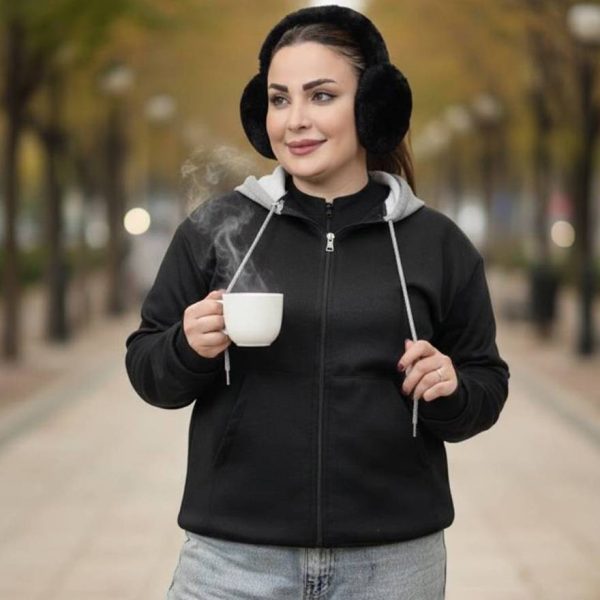 سویشرت دورس کلاه ملانژ