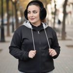 سویشرت دورس کلاه ملانژ - مانتو پاتریس رشت