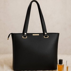 کیف مربعی بزرگ مشکی - مانتو پاتریس رشت