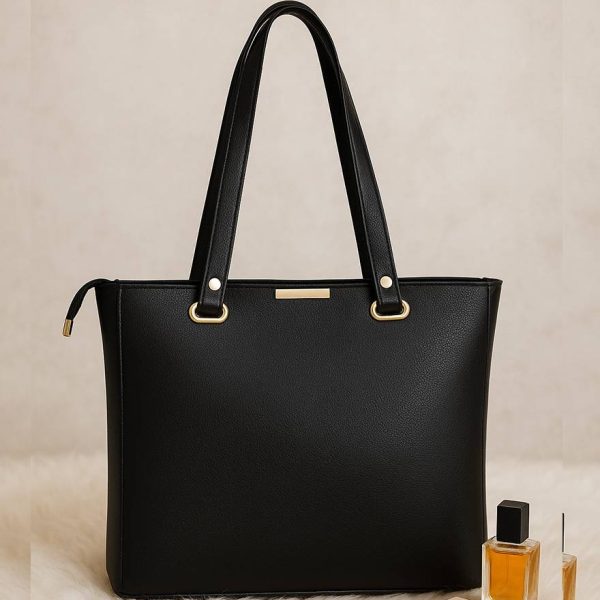 44600308 کیف مربعی بزرگ مشکی - مانتو پاتریس رشت