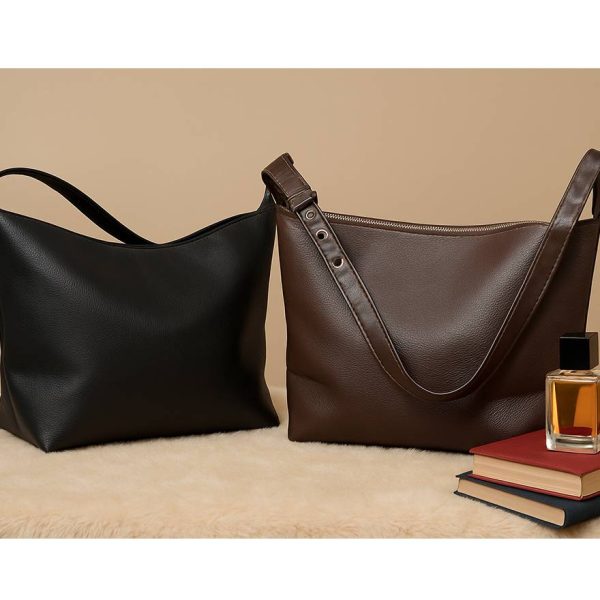 کیف دوشی بزرگ چرم