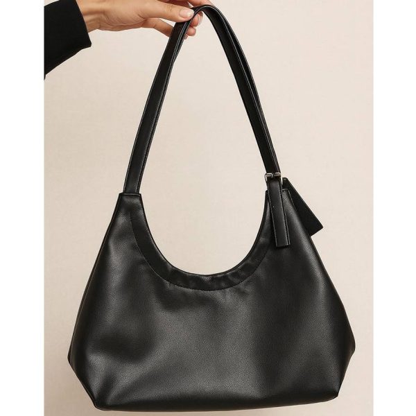 کیف دو بند شل مشکی - مانتو پاتریس رشت