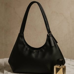 کیف دو بند شل مشکی - مانتو پاتریس رشت