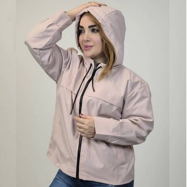 بارانی کلاهدار زیپی - مانتو پاتریس رشت