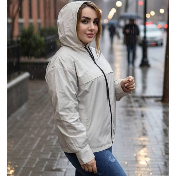 بارانی کلاهدار زیپی - مانتو پاتریس رشت