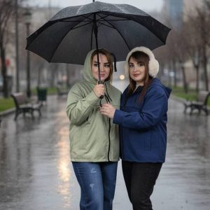 بارانی کلاهدار زیپی - مانتو پاتریس رشت